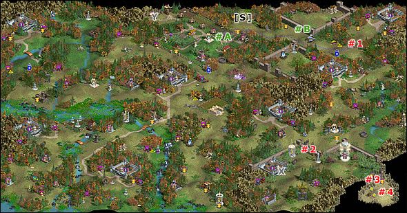 Trudność mapy - Kampania I: Misja 5 - Prawowity Dziedzic | Heroes of Might & Magic IV - Heroes of Might & Magic IV - poradnik do gry