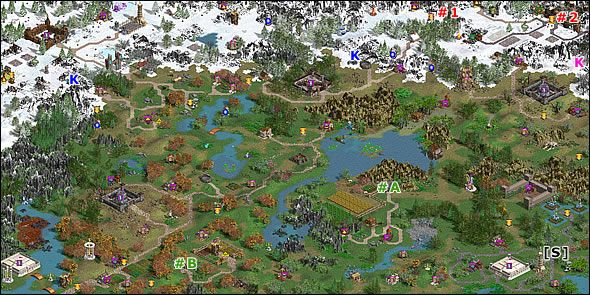 Trudność mapy - Kampania III: Misja 1 - Rozstajne drogi | Heroes of Might & Magic IV - Heroes of Might & Magic IV - poradnik do gry