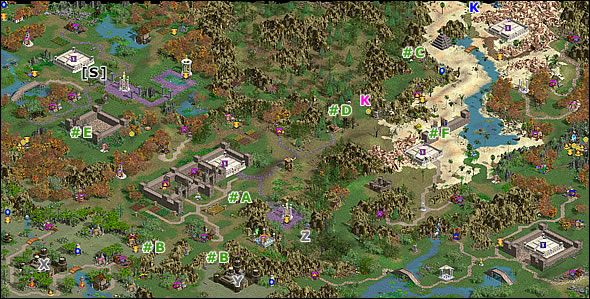 Trudność mapy - Kampania III: Misja 2 - Zaufanie wroga | Heroes of Might & Magic IV - Heroes of Might & Magic IV - poradnik do gry