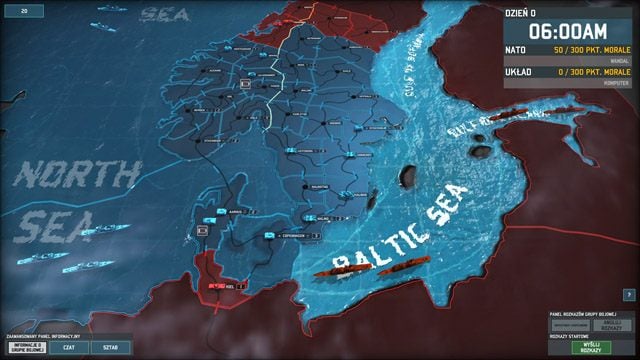 Ekran strategiczny - Ekran strategiczny | Kampania | Wargame AirLand Battle - Wargame: AirLand Battle - poradnik do gry