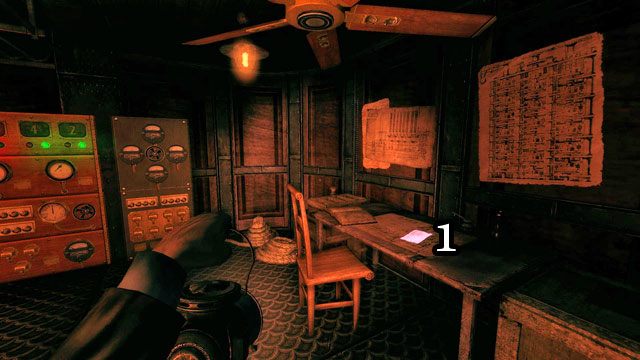 Kolejna leży na stoliku w pomieszczeniu kontroli tłoków (Piston Control Room) [1] (October 18th 1899) - Fabryka | Znajdźki w Amnesia A Machine for Pigs - Amnesia: A Machine for Pigs - poradnik do gry