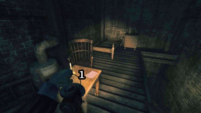 Druga [1] znajduje się na piętrze domu na końcu Berner Street (October 25th 1899) - Londyn w płomieniach | Znajdźki w Amnesia A Machine for Pigs - Amnesia: A Machine for Pigs - poradnik do gry