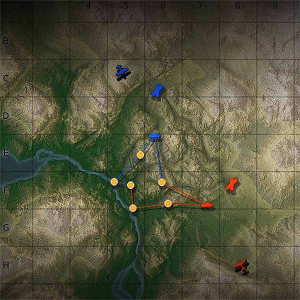 Trasa jednostek naziemnych - Alpejskie Łąki w War Thunder | Mapy - samoloty - War Thunder - poradnik dla początkujących