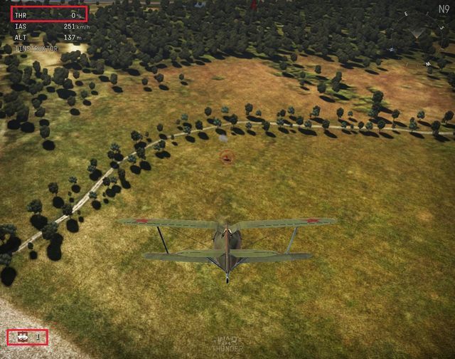 Na zdjęciu w lewym dolnym logu widzimy liczbę wrogich pojazdów naziemnych, oraz w górnym rogu prędkość naszego samolotu podczas celowania. - Sztuka latania samolotem szturmowym w War Thunder | Mechanika Gry - War Thunder - poradnik dla początkujących