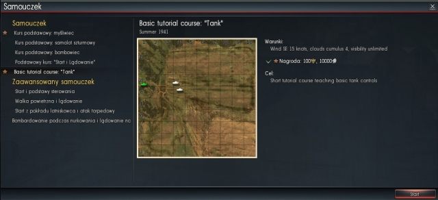 Kolejną rzeczą, którą spotka nas po ustawieniu sterowania będą Samouczki - Samouczki | Podstawy rozgrywki w War Thunder - War Thunder - poradnik dla początkujących