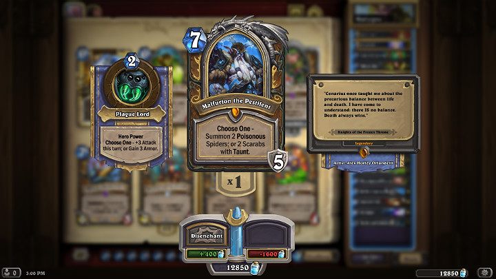 Malfuriona, Zaraza Wcielona to dodatkowy grywalny Bohater, który daje ogromną przewagę nad przeciwnikiem - Druid w Hearthstone - dobra talia - Rozróba Rastakana - Hearthstone: Heroes of Warcraft - porady i polecane decki