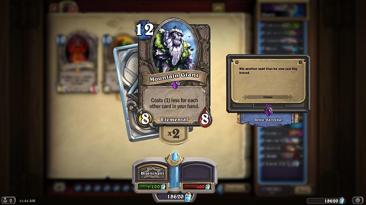 Największą siłą ofensywną prezentowanej talii dla Maga są Górskie Olbrzymy - Mag w Hearthstone - dobra talia - Wyjście z Cienia - Hearthstone: Heroes of Warcraft - porady i polecane decki