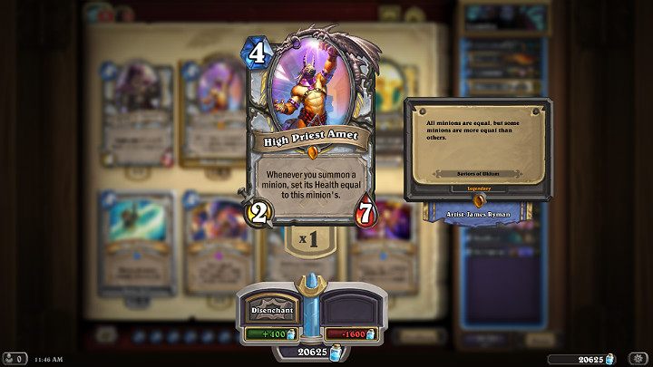 Wielki Kapłan Amet to unikatowy Legendarny stronnik Kapłana - Kapłan - dobra talia - Hearthstone Wejście Smoków - Hearthstone: Heroes of Warcraft - porady i polecane decki