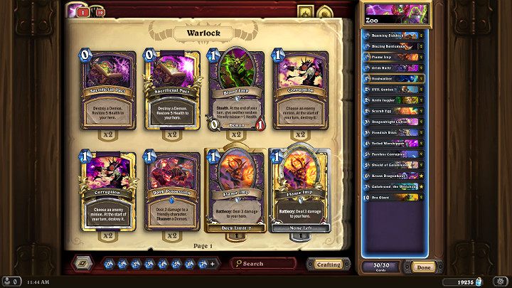 Przedstawiona poniżej talia dla klasy Czarnoksiężnika z gry Hearthstone została specjalnie dopasowana do najnowszego rozszerzenia - Wejście Smoków - Czarnoksiężnik - dobra talia - Wejście Smoków - Hearthstone: Heroes of Warcraft - porady i polecane decki