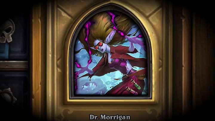 Doktor Morrigan jest ostatnią Bohaterką z którą będziesz musiał się zmierzyć w laboratorium Luster - Czyszczenie w Hearthstone - wyzwania Laboratorium wyzwań - Hearthstone: Heroes of Warcraft - porady i polecane decki