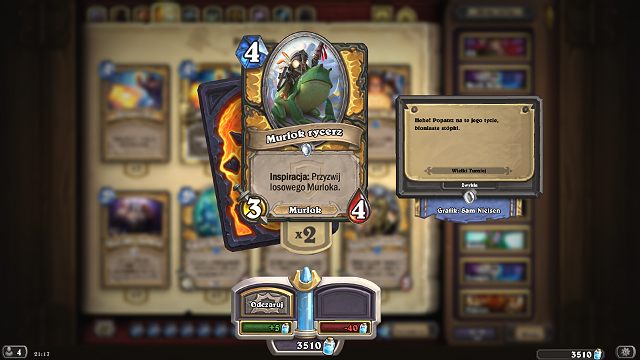Inspiracja daje karcie dodatkowy efekt, jak np - Inspiracja | Zdolności w Hearthstone - Hearthstone: Heroes of Warcraft - porady i polecane decki