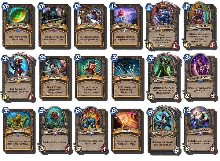 Karty Neutralne (8) - Łotrzyk w Hearthstone | Gotowe talie - Hearthstone: Heroes of Warcraft - porady i polecane decki