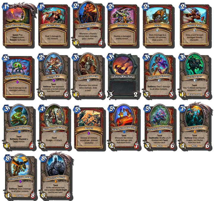 Karty Neutralne (10) - Wojownik w Hearthstone | Gotowe talie - Hearthstone: Heroes of Warcraft - porady i polecane decki