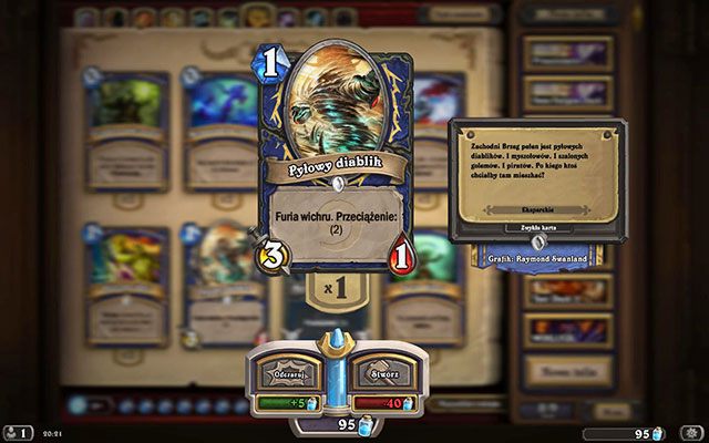 Furia wichru pozwala danej karcie atakować dwa razy w ciągu jednej tury - Furia wichru | Zdolności w Hearthstone - Hearthstone: Heroes of Warcraft - porady i polecane decki