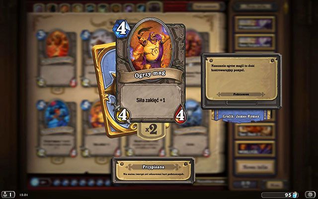 Zdolność Siła zaklęć działa na zasadzie wzmocnienia, dodając 1 pkt - Siła zaklęć | Zdolności w Hearthstone - Hearthstone: Heroes of Warcraft - porady i polecane decki