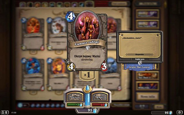 Wyciszenie jest bardzo przydatną zdolnością, pozwalająco pozbyć się aktywnych efektów i wzmocnień z wybranej karty - Wyciszenie | Zdolności w Hearthstone - Hearthstone: Heroes of Warcraft - porady i polecane decki