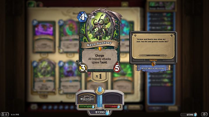 Kain Słoneczna Furia posiada także niezwykle przydatną zdolność pasywną - Hearthstone Popioły Rubieży: Łowca Demonów - dobra talia - Hearthstone: Heroes of Warcraft - porady i polecane decki