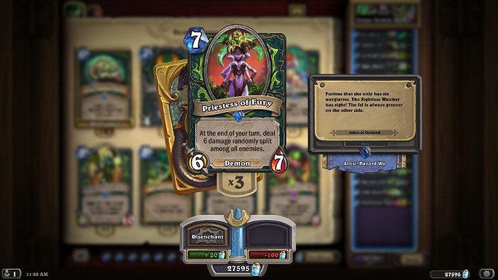 Łowca Demonów może także eliminować jednostki z małą ilością punktów zdrowia przy użyciu swojej mocy specjalnej lub dodatkowej broni - Hearthstone Popioły Rubieży: Łowca Demonów - dobra talia - Hearthstone: Heroes of Warcraft - porady i polecane decki