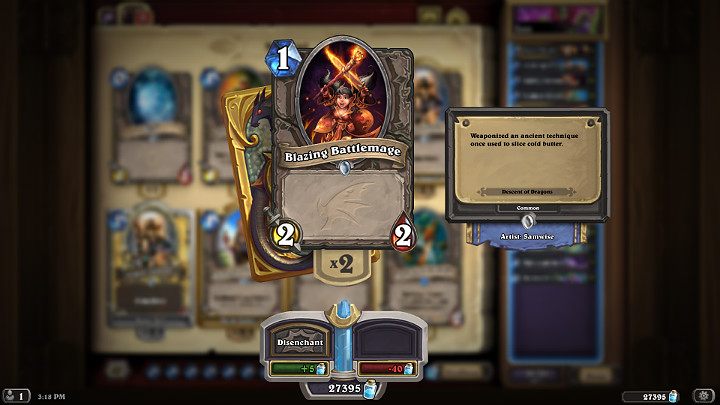 Defensywa nie jest najmocniejszą stroną tej talii dlatego na próżno szukać tutaj dużej ilości stronników z Prowokacją - Hearthstone Popioły Rubieży: Czarnoksiężnik - dobra talia - Hearthstone: Heroes of Warcraft - porady i polecane decki