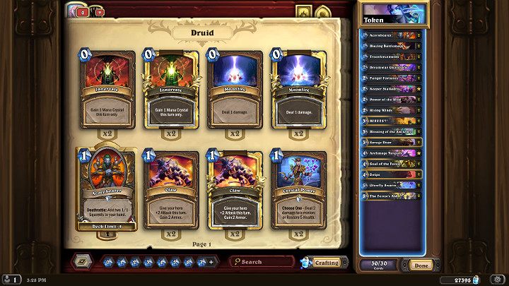 Prezentowana talia Druida bazuje na jednostkach o niskim koszcie Many, a także potężnych zaklęciach przyzywających i wzmacniających, które pozwolą na zbudowanie ogromnej przewagi na planszy - Hearthstone Popioły Rubieży: Druid - dobra talia - Hearthstone: Heroes of Warcraft - porady i polecane decki