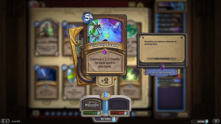 Niezwykle pomocne są także zaklęcia przyzywające (Rój Błyskomuch i Leśna Odsiecz), a także zaklęcia wzmacniające (Moc Dziczy, Dar Pradrzewców) - Hearthstone Popioły Rubieży: Druid - dobra talia - Hearthstone: Heroes of Warcraft - porady i polecane decki