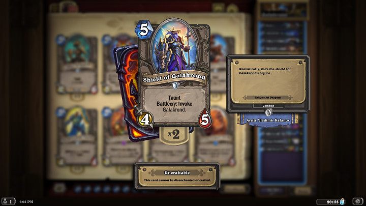 Prezentowana talia Szamana całkiem dobrze radzi sobie w defensywie - Szaman - dobra talia - Hearthstone Wejście Smoków - Hearthstone: Heroes of Warcraft - porady i polecane decki