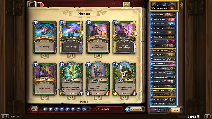 Przedstawiona poniżej talia dla klasy Łowcy z gry Hearthstone została specjalnie dopasowana do najnowszego rozszerzenia - Wyjście z Cienia - Łowca w Hearthstone - dobra talia - Wybawcy Uldum - Hearthstone: Heroes of Warcraft - porady i polecane decki