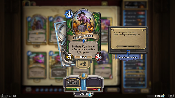 Twoją główną defensywą będą stronnicy oraz zaklęcia i Sekrety - Łowca w Hearthstone - dobra talia - Wybawcy Uldum - Hearthstone: Heroes of Warcraft - porady i polecane decki