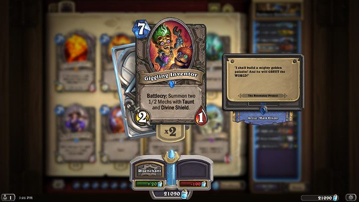 Prezentowana talia Szamana całkiem dobrze radzi sobie w defensywie - Szaman - Thrall, Przeobraziciel Mogu w Hearthstone - dobra talia - Wybawcy Uldum - Hearthstone: Heroes of Warcraft - porady i polecane decki