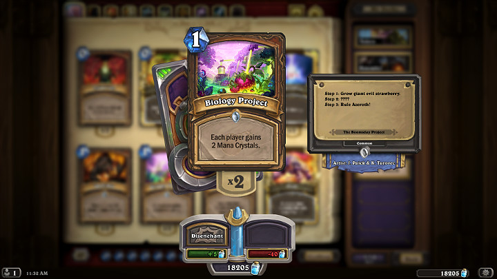 Projekt jest jedną ze zdolności dostępnych w dodatku Projekt Hukatomba - Nowe umiejętności w Hearthstone Projekt Hukatomba | Hearthstone - Hearthstone: Heroes of Warcraft - porady i polecane decki