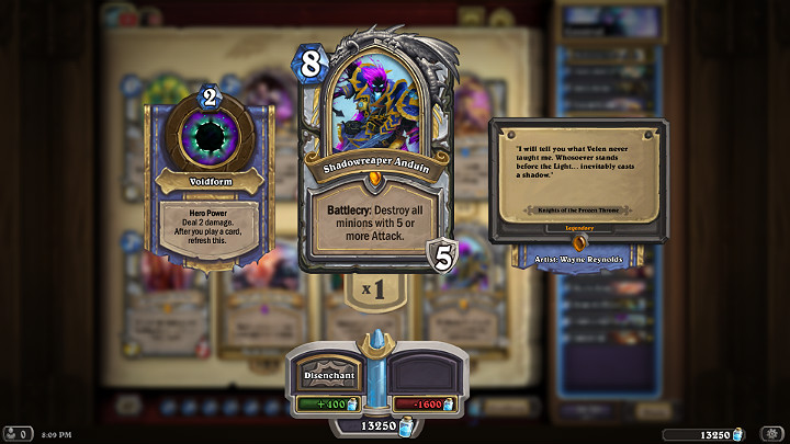 Anduin, Żniwiarz Cieni to bardzo potężny Rycerz Śmierci, który wygra dla Ciebie nie jeden pojedynek - Kapłan w Hearthstone - dobra talia - Rozróba Rastakana - Hearthstone: Heroes of Warcraft - porady i polecane decki