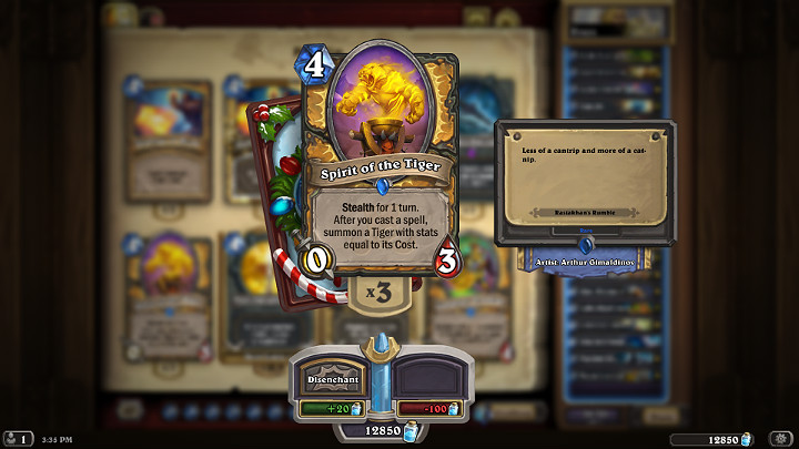 Duch Tygrysa to nowy rodzaj stronnika, który został dodany do Hearthstone w dodatku Rozróba Rastakana - Paladyn w Hearthstone - dobra talia - Rozróba Rastakana - Hearthstone: Heroes of Warcraft - porady i polecane decki