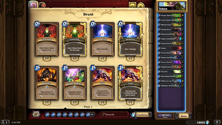 Przedstawiona talia dla klasy Druida w grze Hearthstone została oparta na tworzeniu pomniejszych jednostek, które będzie można później wzmocnić przy pomocy dodatkowych zaklęć, jak np - Najlepsze talie w Hearthstone Projekt Hukatomba - Hearthstone: Heroes of Warcraft - porady i polecane decki