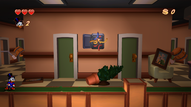 Cel jest jasny i klarowny. Nie możemy pozwolić, aby ktokolwiek zabrał NASZE złoto. - Siedziba McKwacza | Prolog i Skarbiec Sknerusa DuckTales - DuckTales Remastered - poradnik do gry