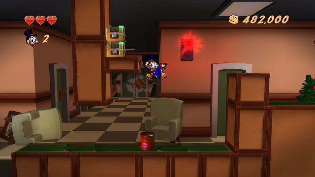 Zanim cokolwiek zrobisz zastanów się nad tym co najmniej dwa razy. - Siedziba McKwacza | Prolog i Skarbiec Sknerusa DuckTales - DuckTales Remastered - poradnik do gry