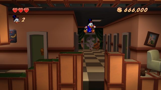 Niczym Małysz w przestworzach. - Pojedynek z szefem włamywaczy | Prolog i Skarbiec Sknerusa DuckTales - DuckTales Remastered - poradnik do gry