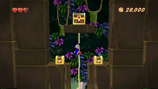 Więcej ukrytych miejsc tego typu można znaleźć na każdym etapie gry. - Dżungla | Amazonia | DuckTales - DuckTales Remastered - poradnik do gry