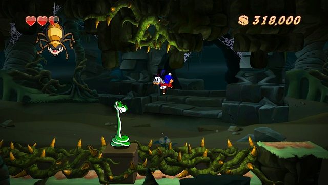 Zabójcze pnącza nie rosną jedynie na ziemi. - Podziemia | Amazonia | DuckTales - DuckTales Remastered - poradnik do gry
