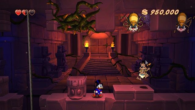 Na tym piętrze nie uświadczymy niczego, czego byśmy już nie widzieli (albo nie zmiażdżyli). - Świątynia | Amazonia | DuckTales - DuckTales Remastered - poradnik do gry