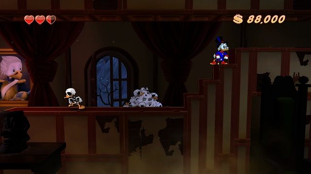 Czuję się obserwowany. Dziwne te portrety, nieprawdaż? - Główne korytarze, mury i lochy | Transylwania | DuckTales - DuckTales Remastered - poradnik do gry