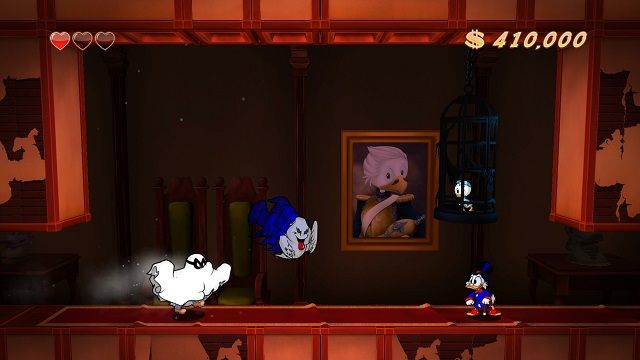 Ej! Dwóch na jednego to banda... BIAŁEGO! - Drugie, trzecie i czwarte piętro | Transylwania | DuckTales - DuckTales Remastered - poradnik do gry
