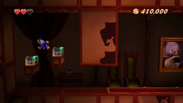 Ty już też pewnie nie zauważyłeś kiedy zbieranie skarbów stało się Twoją rutyną. - Drugie, trzecie i czwarte piętro | Transylwania | DuckTales - DuckTales Remastered - poradnik do gry