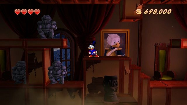 No co tam, zakute łby? Hehe. - Drugie, trzecie i czwarte piętro | Transylwania | DuckTales - DuckTales Remastered - poradnik do gry