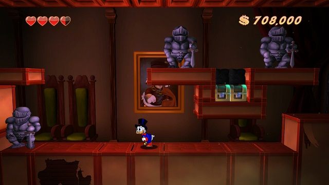 Towarzystwo sympatycznych blaszaków będzie musiało nam wystarczyć przez następne kilka chwil. - Drugie, trzecie i czwarte piętro | Transylwania | DuckTales - DuckTales Remastered - poradnik do gry
