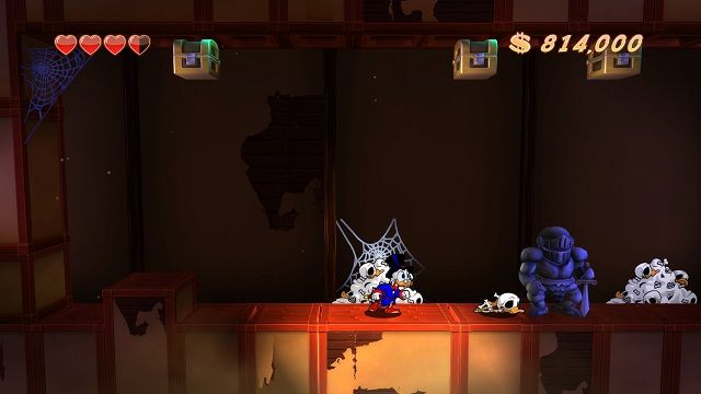 Przy tym wyzwaniu można bez żartów nabawić się nerwicy. - Drugie, trzecie i czwarte piętro | Transylwania | DuckTales - DuckTales Remastered - poradnik do gry