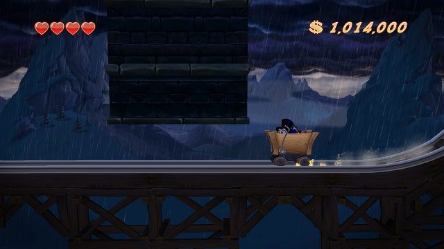 Brakuje tutaj nieco chamskiej, aczkolwiek treściwej tabliczki z napisem: Kryj ryj!. - Kolejka górska | Transylwania | DuckTales - DuckTales Remastered - poradnik do gry