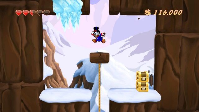 Uff... A jednak nic się nam nie stało. - Lodowe czeluści | Himalaje | DuckTales - DuckTales Remastered - poradnik do gry