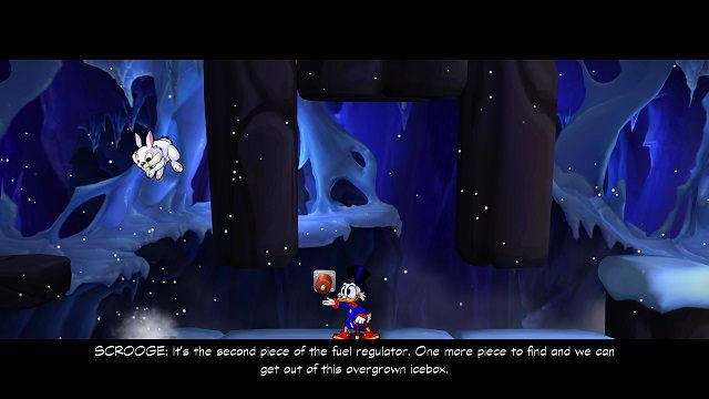 Melduję, że odnalazłem drugą część. Bez odbioru. - Lodowe czeluści | Himalaje | DuckTales - DuckTales Remastered - poradnik do gry