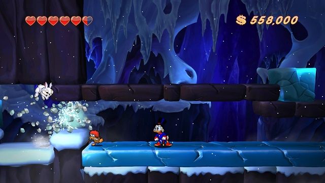 Jedno trzeba przyznać. Ten chłopak to dopiero ma krzepę! - Lodowe czeluści | Himalaje | DuckTales - DuckTales Remastered - poradnik do gry