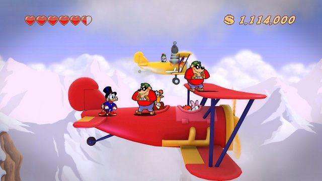 Sory chłopaki, ale wasz szef wystawił was na pewną śmierć. Life is brutal. - Pojedynek w przestworzach i walka z Yeti | Himalaje | DuckTales - DuckTales Remastered - poradnik do gry